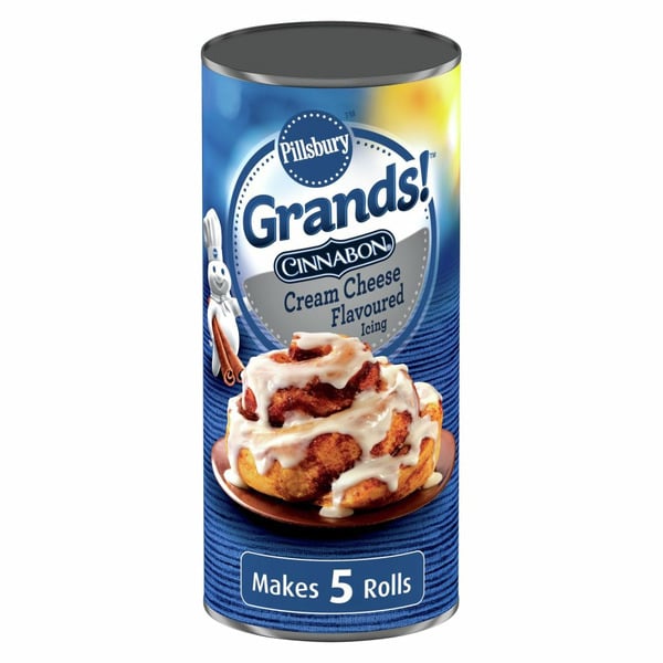 Bakery Desserts Pillsbury Grands! Cinnamon Rolls with Cream Cheese Icing hero