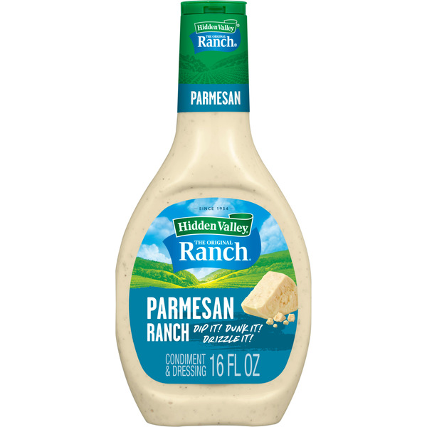 Salad Dressing & Toppings Hidden Valley Parmesan Ranch Topping and Dressing hero