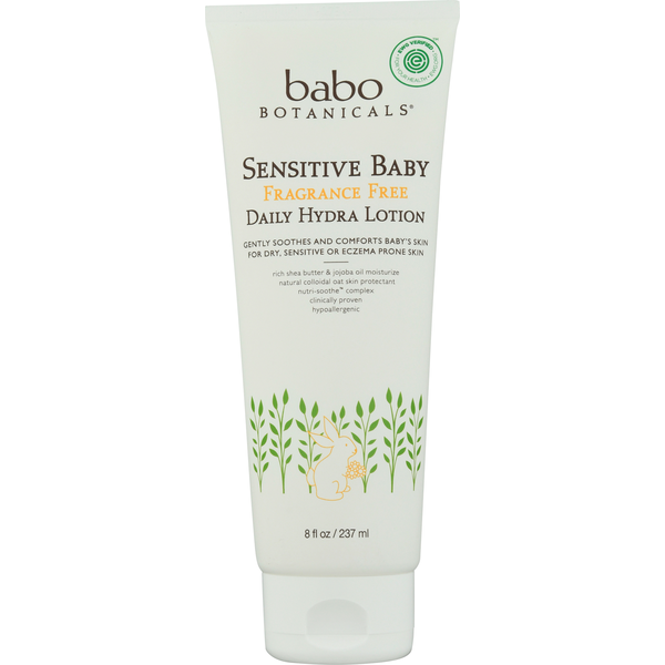 Aromatherapy Babo Botanicals Lotion, Daily Hydra, Fragrance Free, Sensitive Baby hero