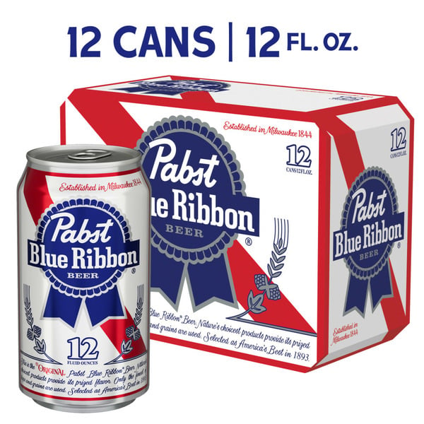 Domestic Beer Pabst Blue Ribbon Beer Cans hero