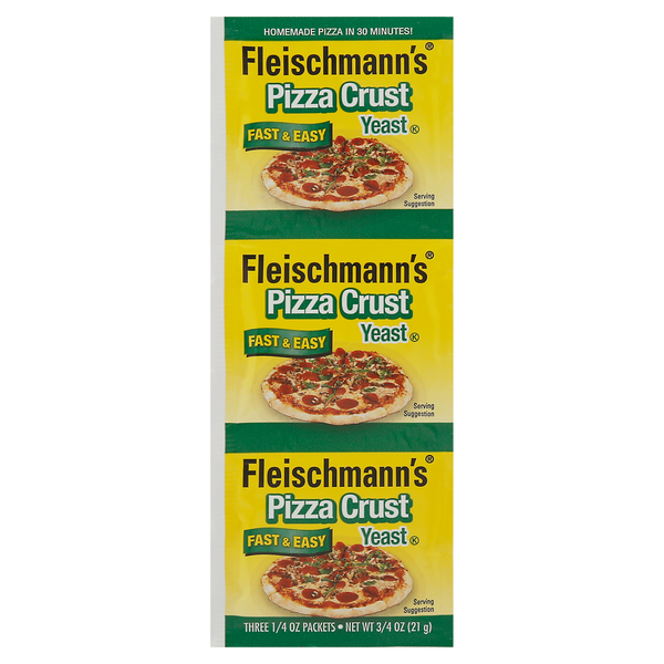 Baking Ingredients Fleischmann's Yeast, Pizza Crust hero