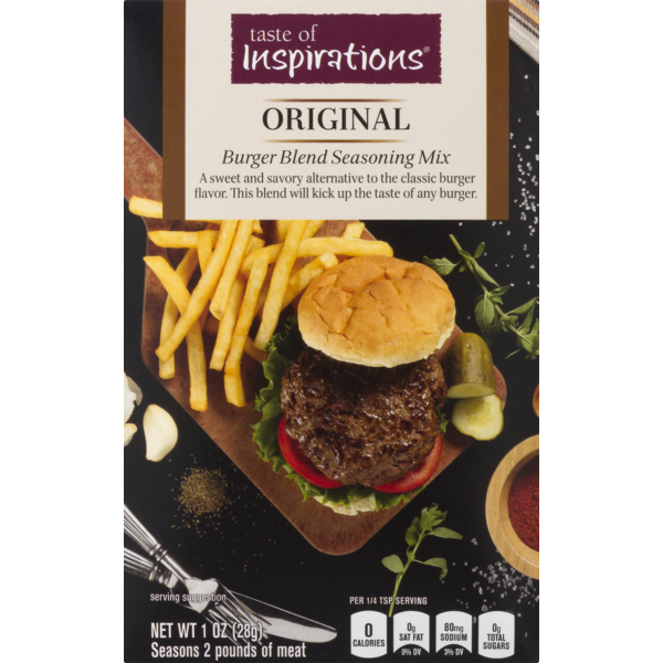 Spices & Seasonings Taste of Inspirations Original Burger Blend Seasoning Mix hero