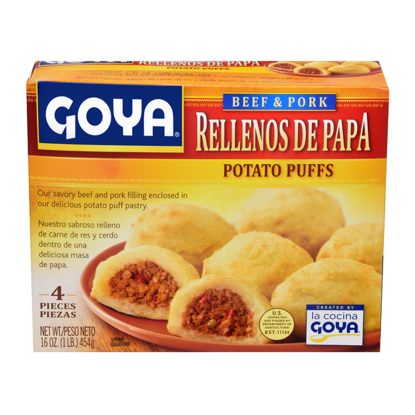 Frozen Appetizers & Sides Goya Beef & Pork Potato Puffs hero