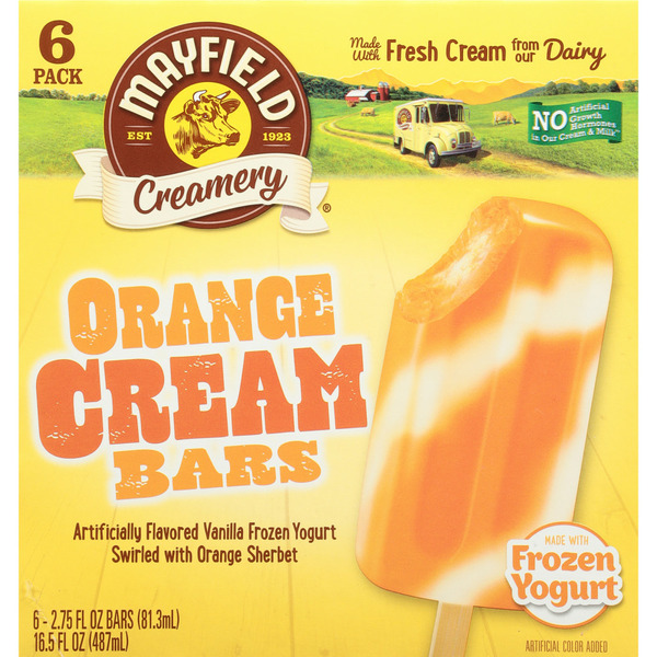 Ice Cream & Ice Mayfield Dairy Farms Orange Cream Ice Cream Bars hero