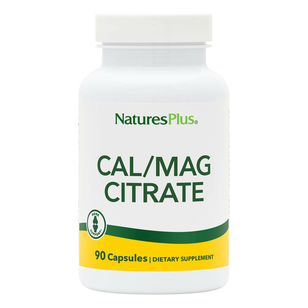 Vitamins & Minerals NaturesPlus Calcium/Magnesium Citrate Capsules hero