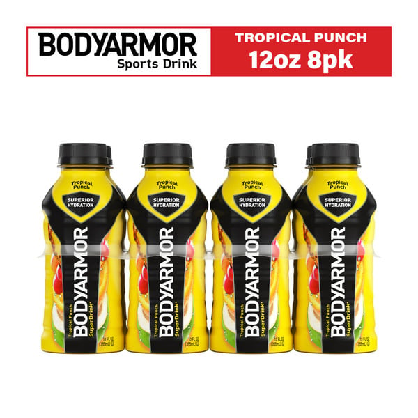 Energy & Sports Drinks BODYARMOR SuperDrink Tropical Punch Electrolyte Sports Hydration Drinks hero