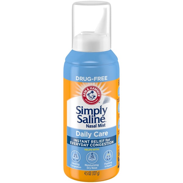 Cold, Flu & Allergy Arm & Hammer Simply Saline Nasal Care Daily Mist hero