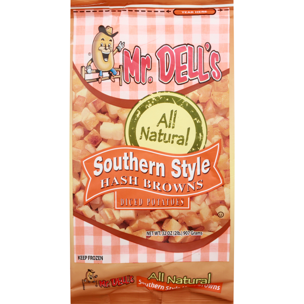 Frozen Appetizers & Sides Mr. Dell’s Hash Browns, Southern Style hero