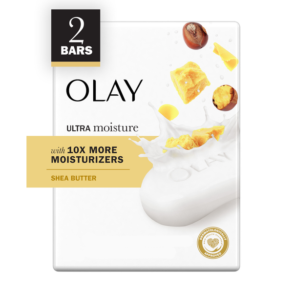 Body Lotions & Soap Olay Moisture Outlast Ultra Moisture Shea Butter Beauty Bar with Vitamin B3 Complex hero