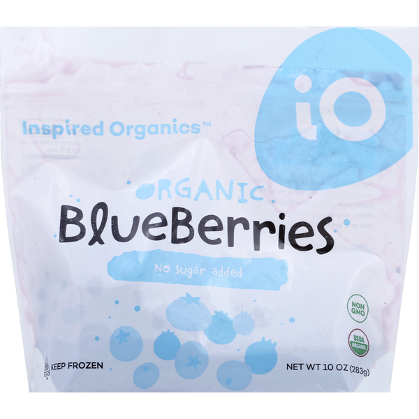 Frozen Produce Inspired Organics Blueberries, Organic hero