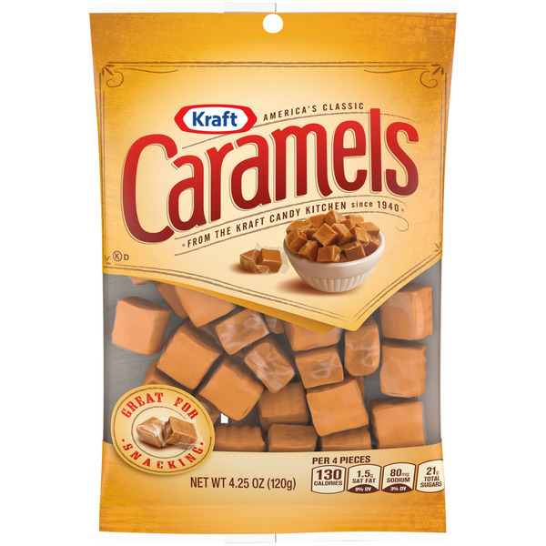 Candy & Chocolate Kraft America's Classic Individually Wrapped Candy Caramels hero