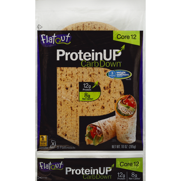 Bread Flatout Protein Up Classic White Flatbread hero