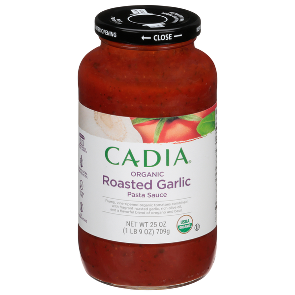 Pasta Sauce CADIA Pasta Sauce, Organic, Roasted Garlic hero