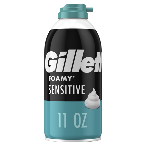 Gillette Foamy Sensitive Shave Foam For Men, Sensitive Skin hero