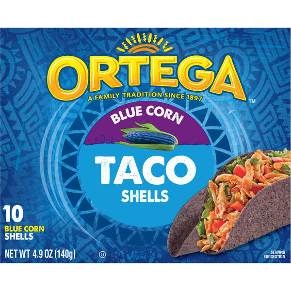 Latino Foods Ortega Good Grains Blue Corn Taco Shells hero