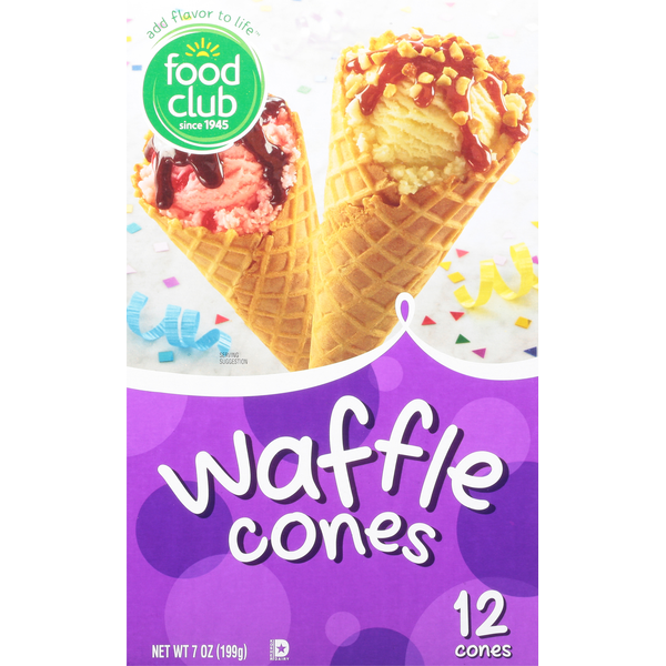 Ice Cream & Ice Food Club Waffle Cones hero