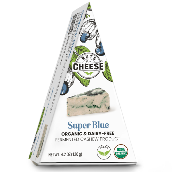 Nuts For Cheese Super Blue, Organic & Dairy-Free Cheese hero