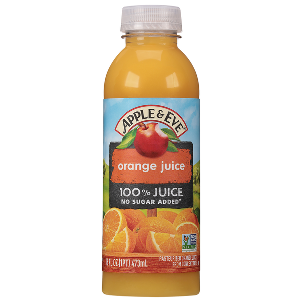 Juice & Nectars Apple & Eve 100% Juice, Orange hero