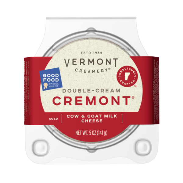 Specialty Cheeses Vermont Creamery Double-Cream Cremont hero