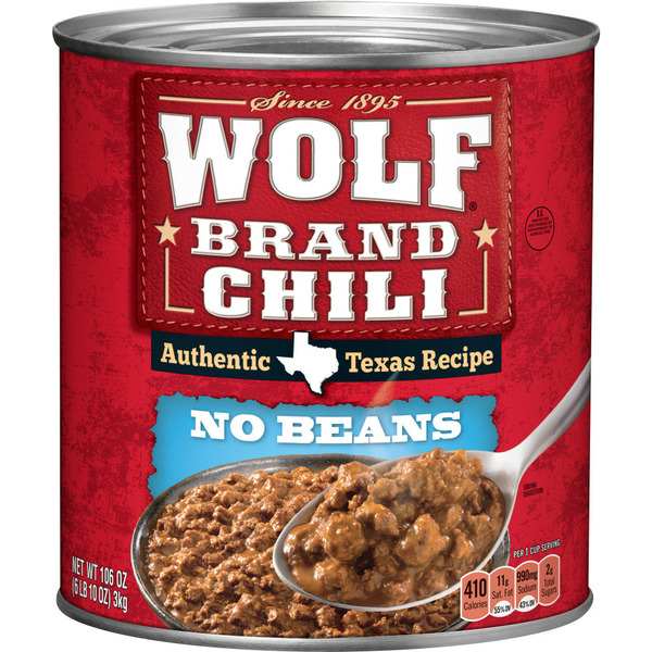 Canned Meat & Seafood Wolf Brand Chili with No Beans hero