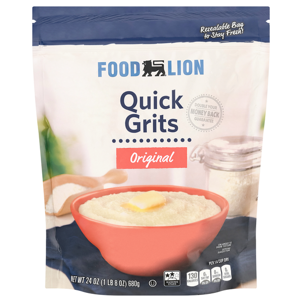 Hot Cereal & Pancake Mixes Food Lion Quick Grits hero