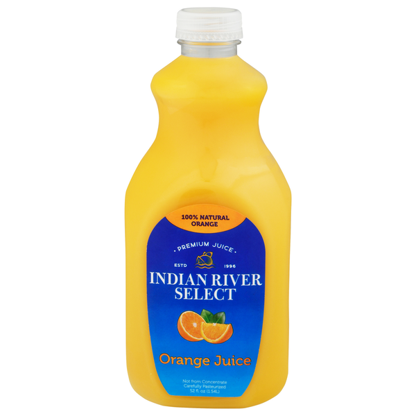 Refrigerated Beverages Indian River Select Juice, Orange, Premium hero