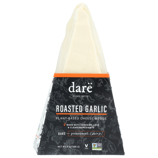 Specialty Cheeses Darë Vegan Cheese Plant-Based Cheese Wedge hero