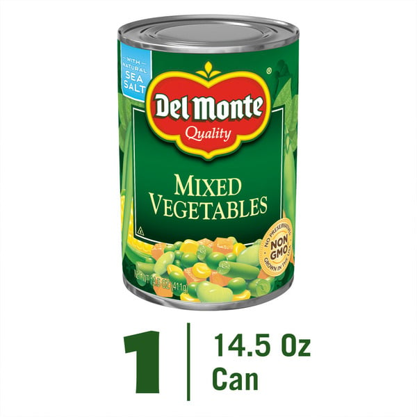 Canned/Jarred Vegetables Del Monte Mixed Vegetables, Canned Vegetables hero