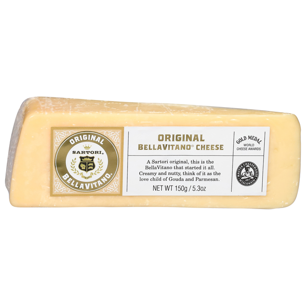 Specialty Packaged Deli Cheeses Sartori Cheese, Original Bellavitano hero