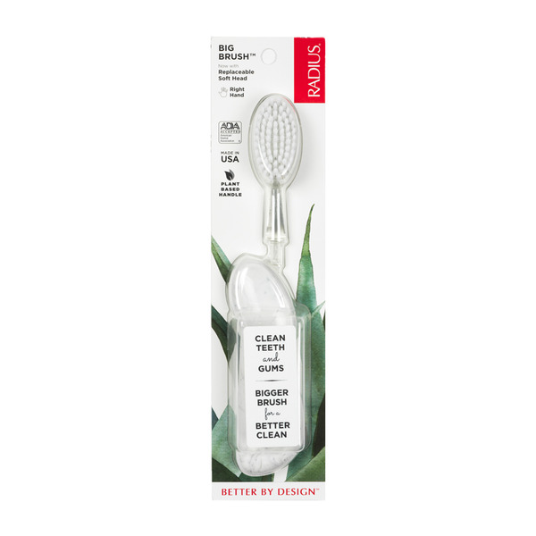 Oral Hygiene Radius Big Brush with Replaceable Head, Right hero