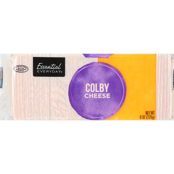 Packaged Cheese Essential Everyday Cheese, Colby hero