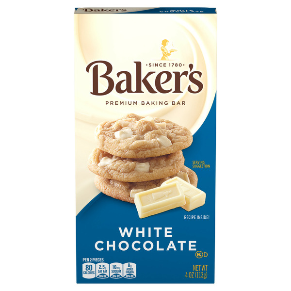 Baking Ingredients Baker's White Chocolate Premium Baking Bar hero