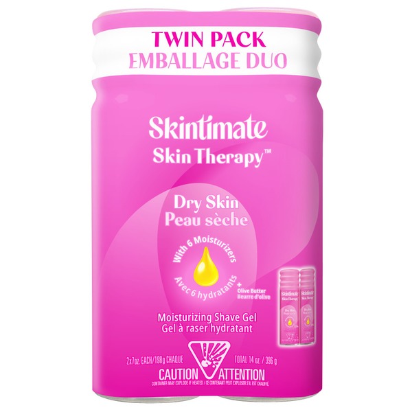 Shave Needs Skintimate Skin Therapy Skintimate Women's Shave Gel Dry Skin Twin Pack hero