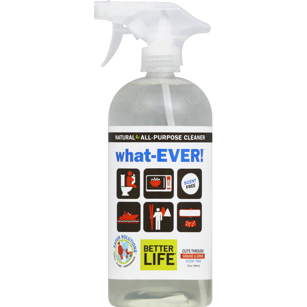 Cleaning Products Better Life Cleaner, Green, All-Purpose, Scent Free hero