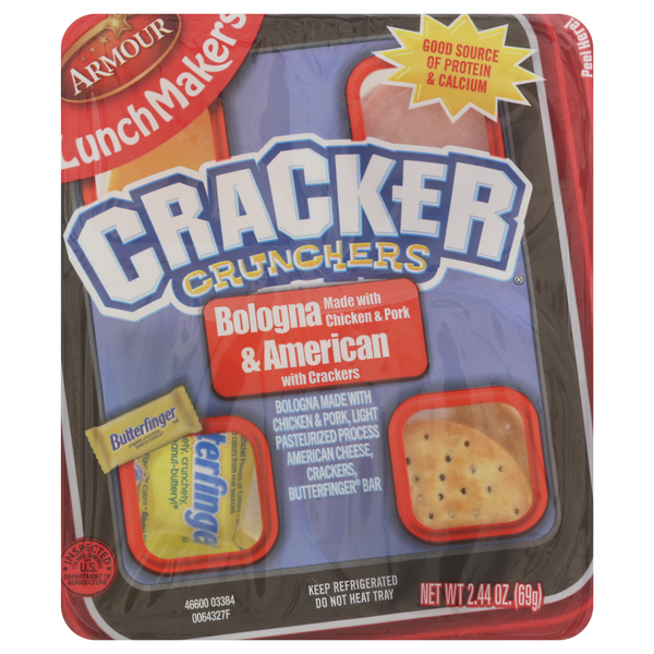 Prepared Meals Armour LunchMakers Bologna Cracker Crunchers hero