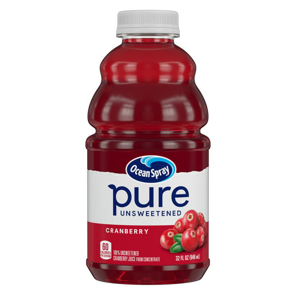 Juice & Nectars Ocean Spray Unsweetened Pure Cranberry Juice hero