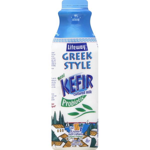 Yogurt Lifeway Greek Style Kefir Plain hero