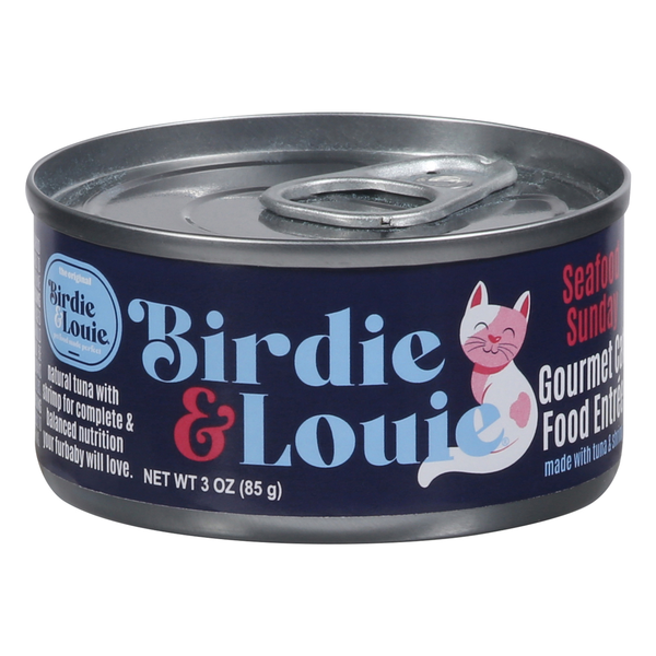 Cat Food & Care Birdie & Louie Cat Food, Seafood Sunday hero