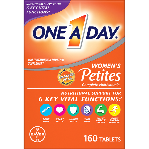 One A Day Complete Multivitamin, Women's, Petites, Tablets hero