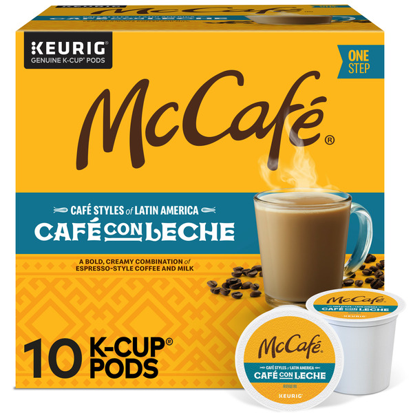 Coffee McDonald’s McCafé McCafé Café con Leche K-Cup Pods hero