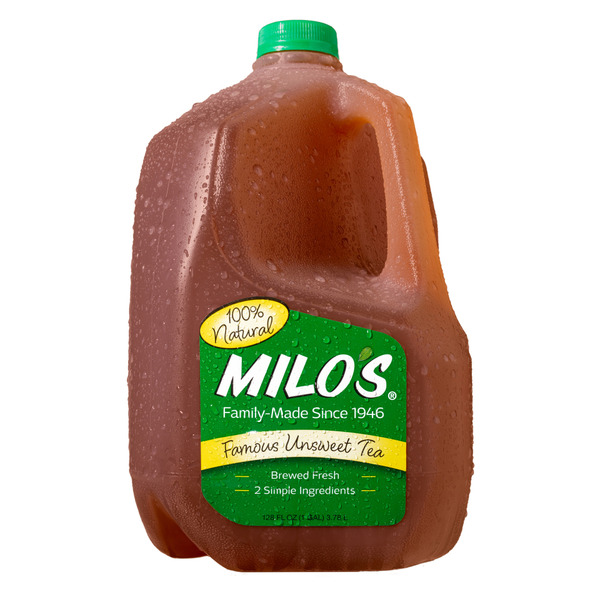 Refrigerated Milo's Famous Unsweetened Iced Tea hero