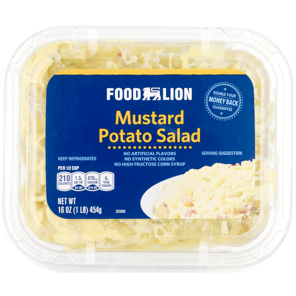 Deli Salads Food Lion Potato Salad, Mustard hero