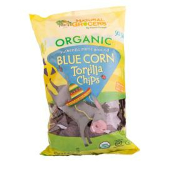 Chips & Pretzels Natural Grocers Organic Blue Tortilla Chips hero