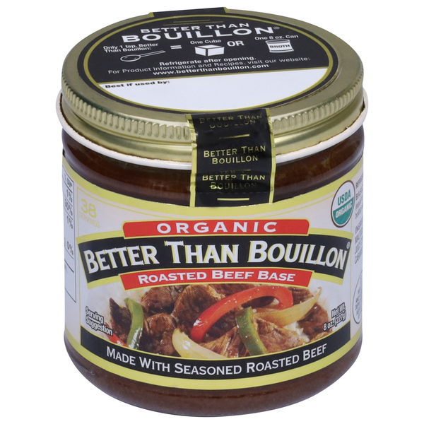 Spices & Seasoning Better Than Bouillon Roasted Beef Base, Organic hero