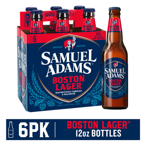 Lagers Samuel Adams Boston Lager Beer hero