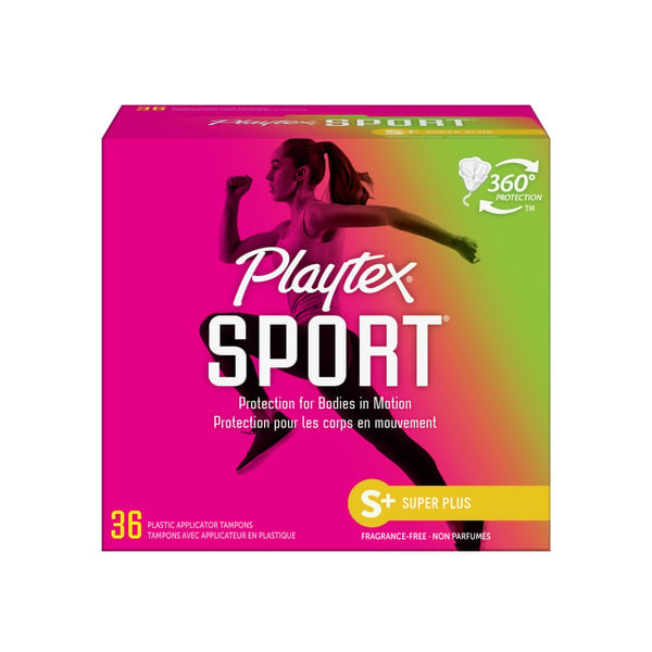 Feminine Care Playtex Tampons, Plastic Applicator, Super Plus, Fragrance-Free hero