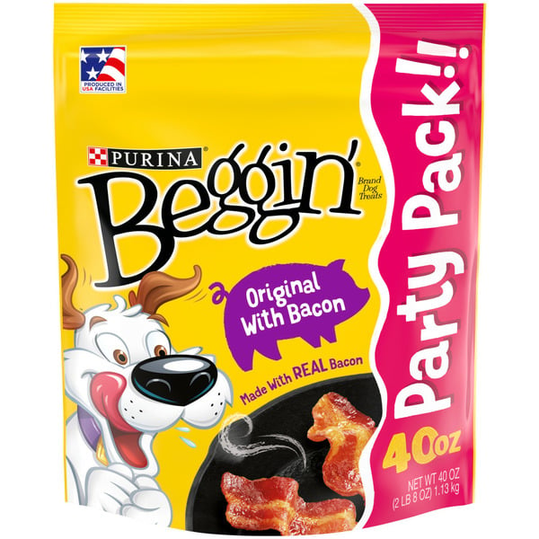 Dog Treats & Chews Purina Beggin' Strips Dog Treats, Original With Bacon Flavor hero