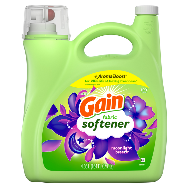 Laundry Gain Liquid Fabric Conditioner, Moonlight Breeze Fabric Softener, 190 loads hero