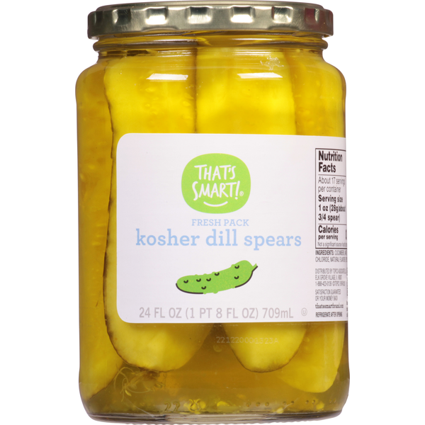 Pickled Goods & Olives That's Smart! Pickles, Kosher Dill Spears, Fresh Pack hero