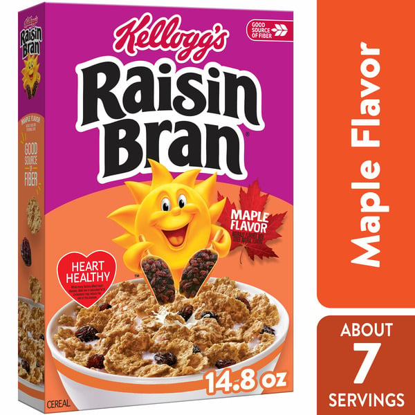 Could not classify Raisin Bran Breakfast Cereal, Fiber Cereal, Family Breakfast, Maple Flavor hero